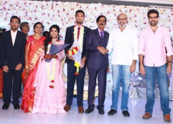 Actor Director Mano Bala Son Harish – Priya Wedding Reception Stills