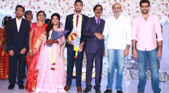Actor Director Mano Bala Son Harish – Priya Wedding Reception Stills