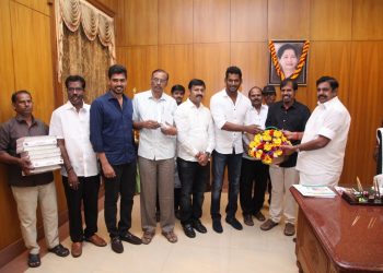 முதலமைச்சர் எடப்பாடி பழனிசாமிக்கு நன்றி தெரிவித்த விஷால்!