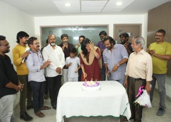 தனது பிறந்தநாளை தமிழரசன் படப்பிடிப்பில் கொண்டாடிய ரம்யா நம்பீசன்!