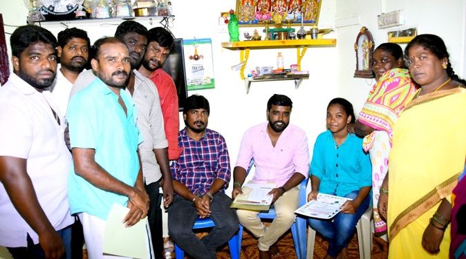 தங்க மகளுக்கு மீண்டும் ஒரு தங்கம் வழங்கிய மக்கள் செல்வன் விஜய்சேதுபதி ரசிகர் மன்றம் !