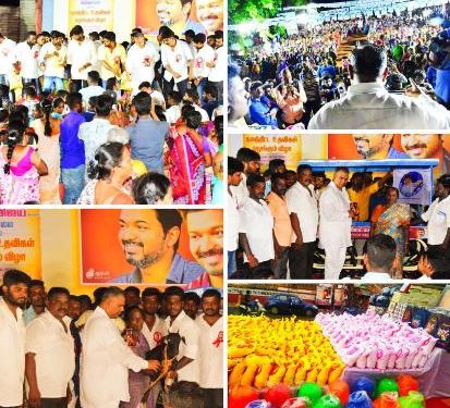 12 லட்சம் மதிப்புள்ள நலத்திட்ட உதவிகளை வழங்கிய புதுச்சேரி தளபதி விஜய் மக்கள் இயக்கம் !