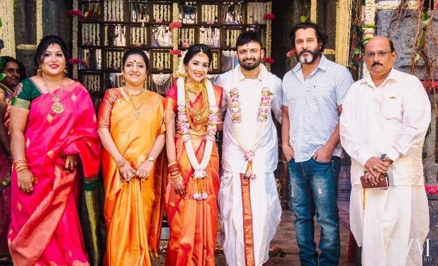 பிரபலங்கள் சூழ்ந்த இயக்குனர் ஆனந்த் ஷங்கரின் திருமண நிகழ்வு!