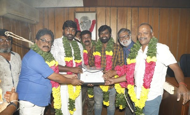 விஜயா புரொடக்க்ஷன்ஸ்” தயாரிப்பில் ,”விஜய் சேதுபதி”  நடிப்பில் விஜய் சந்தர் இயக்கியுள்ள   ” சங்கத்தமிழன் ” படத்தின் டப்பிங் தொடங்கியது !  