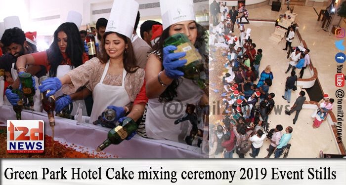 Green Park Hotel Cake mixing ceremony 2019 Event Stills