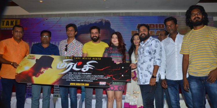 தமிழ்நாட்டு ரசிகர்களை எளிதில் திருப்திப் படுத்த முடியாது ” மிரட்சி ” படத்தின் இசை வெளியீட்டு விழாவில் நடிகர் ஜீவா பேச்சு