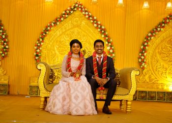 ‘மீண்டும் ஒரு மரியாதை’ நாயகி நக்ஷத்ரா திருமணம் –  திரைத்துறையினர் வாழ்த்து