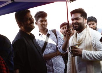 *நேரம் தவறாத சிலம்பரசன் T R  ; விறுவிறுப்பாக படமாகும் மாநாடு பாடல் காட்சி* 