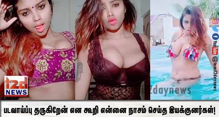 படவாய்ப்பு தருகிறேன் என கூறி என்னை நாசம் செய்த இயக்குனர்கள்!  அதையும் சலிக்காமல் செய்தேன்.. டிக்டாக் இலக்கியா பகீர் தகவல்..!