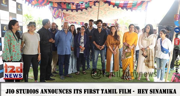 Jio Studios announces its first Tamil film –  Hey Sinamika