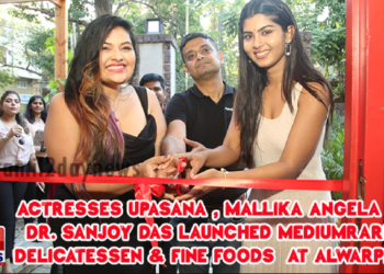 Actresses Upasana , Mallika Angela & Dr. Sanjoy Das launched Mediumrare Delicatessen & Fine Foods  at Alwarpet