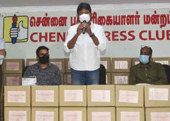 The Bless India charitable initiative to provide covid safety Kit to 15000 Frontline workers Families