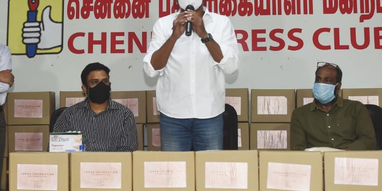 The Bless India charitable initiative to provide covid safety Kit to 15000 Frontline workers Families