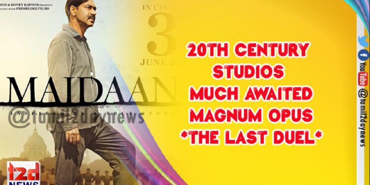 20th Century Studios much awaited magnum opus *THE LAST DUEL*
