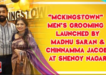 “MCKINGSTOWN”  Men’s Grooming  launched by Madhu Saran & Chinnamma Jacob at Shenoy Nagar