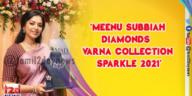 Event Stills of Launch of ‘Meenu Subbiah Diamonds – Varna Collection – Sparkle 2021’