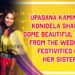 Upasana Kamineni Konidela shared some beautiful snaps from the wedding festivities of her sister.
