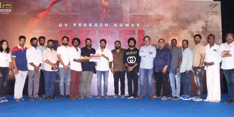 STUDIO GREEN & Thirukumaran Entertainment தயாரிப்பில் GV பிரகாஷ் குமார் நடிக்கும் “ரிபெல்” படம் பூஜையுடன் துவங்கியது!