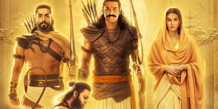 ராம நவமியை முன்னிட்டு ‘ஆதி புருஷ்’ படக்குழு வெளியிட்டிருக்கும் தெய்வீகமான போஸ்டர்