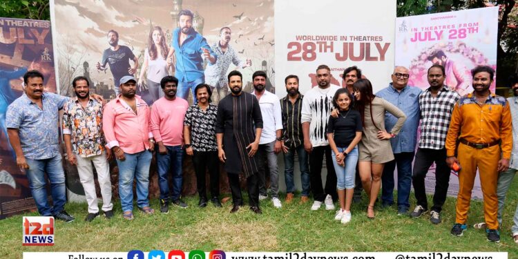 ஆர் கே என்டர்டெயின்மென்ட் ரமேஷ் குமார் தயாரிப்பில், பிரேம் ஆனந்த் இயக்கத்தில் சந்தானம் நடிக்கும் ‘டிடி ரிட்டர்ன்ஸ்’ பத்திரிகையாளர் சந்திப்பு