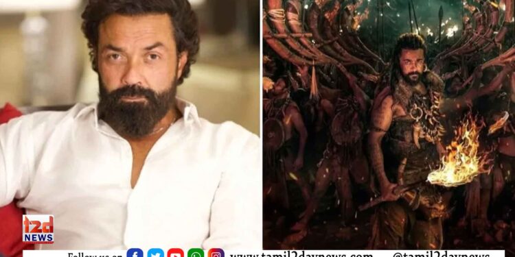 ஸ்டுடியோ கிரீன் கே.இ. ஞானவேல்ராஜா வழங்கும் மிகவும் எதிர்பார்க்கப்படும்,  நடிகர் சூர்யா நடித்துள்ள ‘கங்குவா’ படத்தில் இந்தி சினிமாவில் புகழ் பெற்ற பாபி தியோலின் ‘உதிரன்’ கதாபாத்திரத்தின் வெறித்தனமான புது போஸ்டர் இப்போது வெளியாகியுள்ளது!