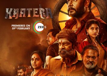 ZEE5  தளம், 2024 இன் மிகப்பெரிய பிளாக்பஸ்டர் அதிரடி திரைப்படமான “கட்டேரா”  படத்தை, பிப்ரவரி 9 அன்று ஓடிடி தளத்தில் டிஜிட்டல் ப்ரீமியர் செய்வதாக அறிவித்துள்ளது !!